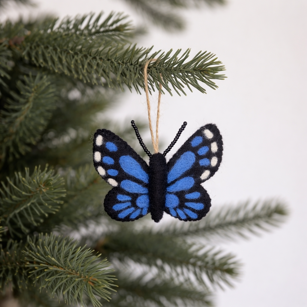 Felt Butterfly Ornament