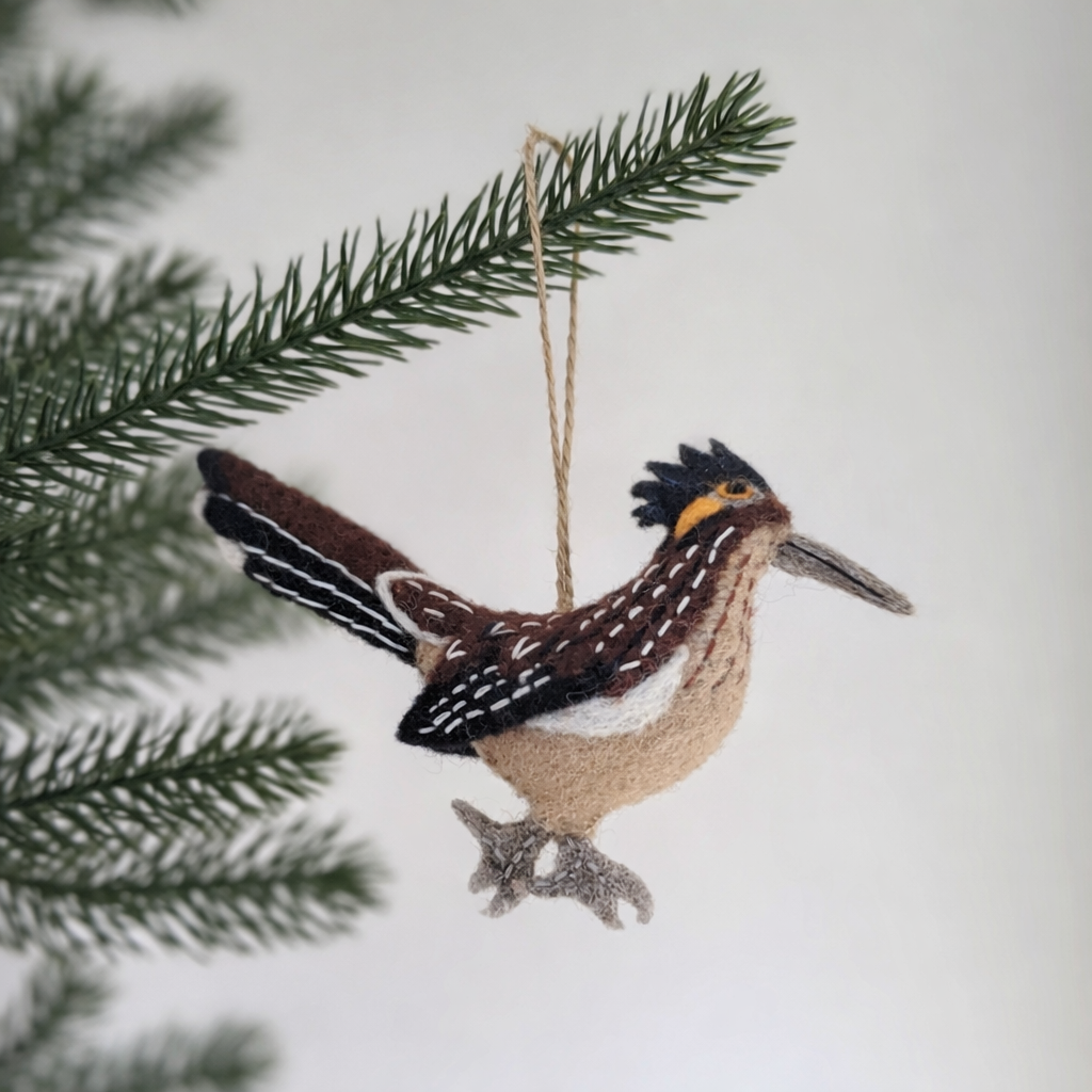 Felt Ornament - Roadrunner
