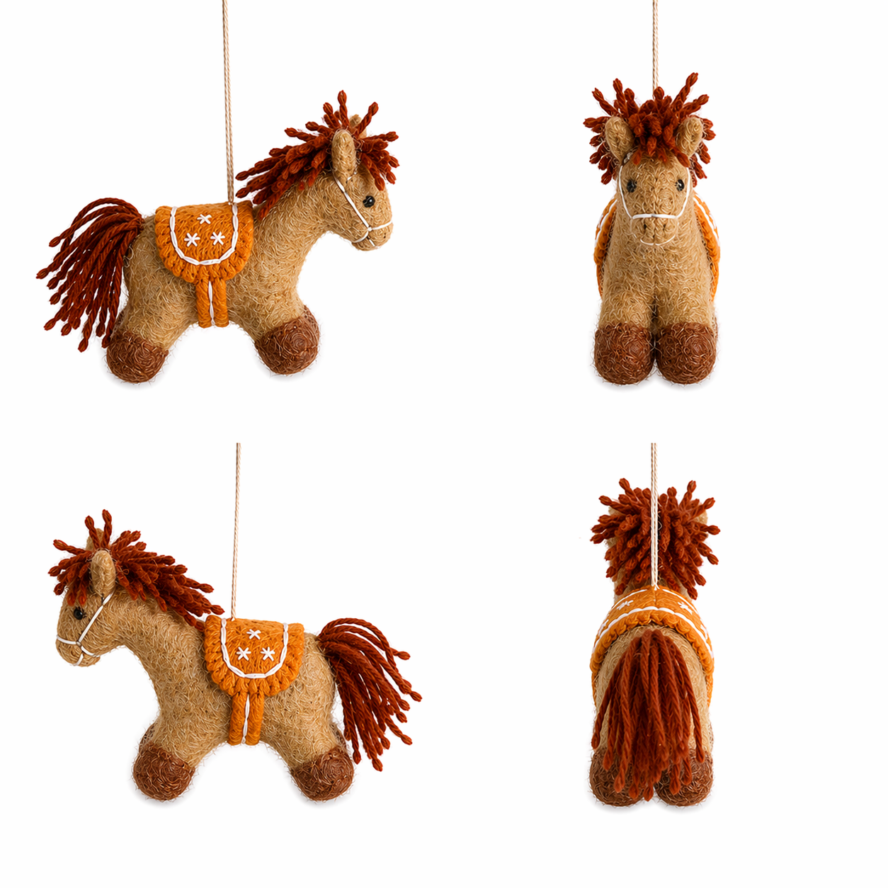Felt Pony Ornament