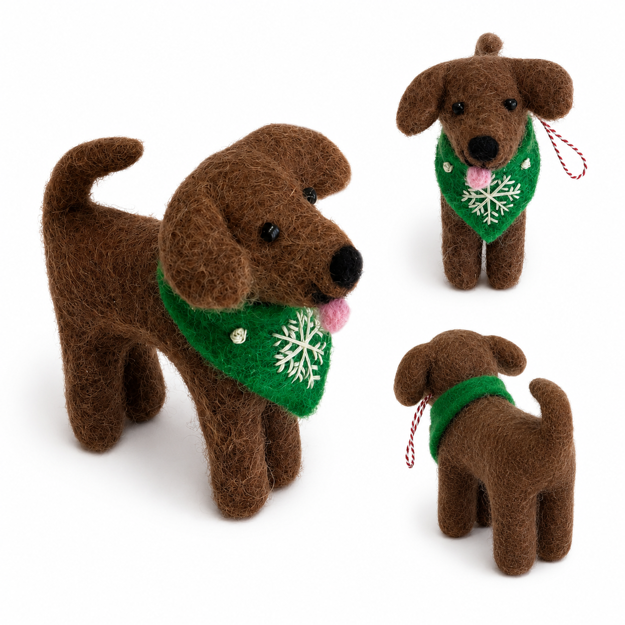Felt Ornament - Labrador Retriever Ornament (Assorted Colors)