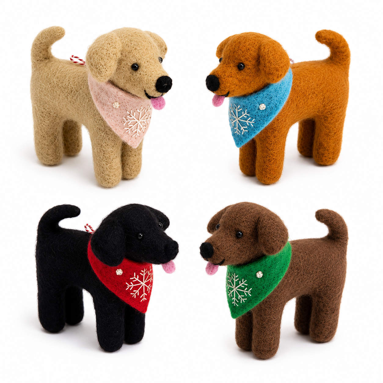 Felt Ornament - Labrador Retriever Ornament (Assorted Colors)