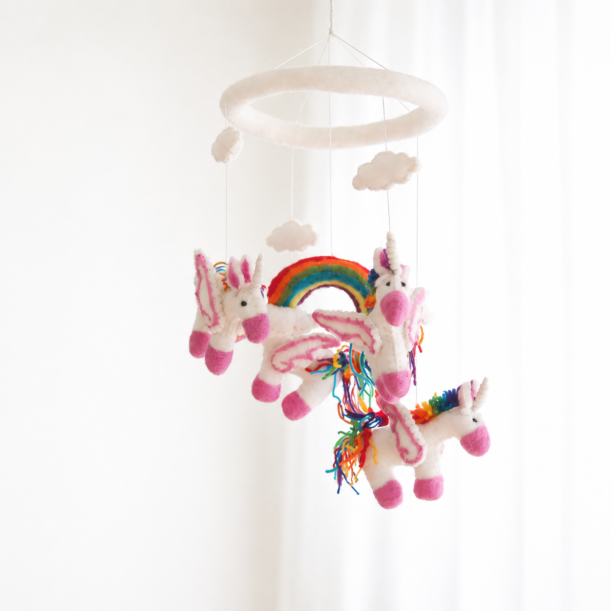 Felt Baby Mobile - Unicorn