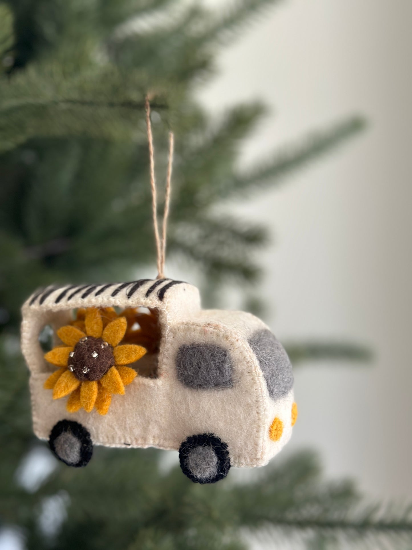 Felt Mobile Flower Shop Ornament