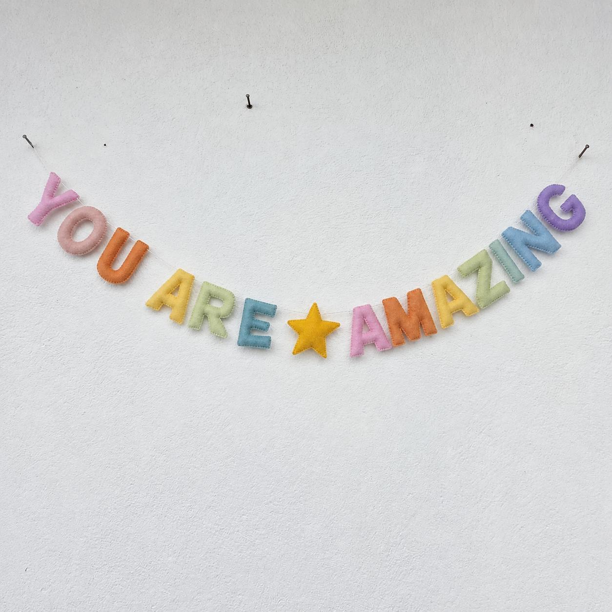 Felt Garland - You Are Amazing