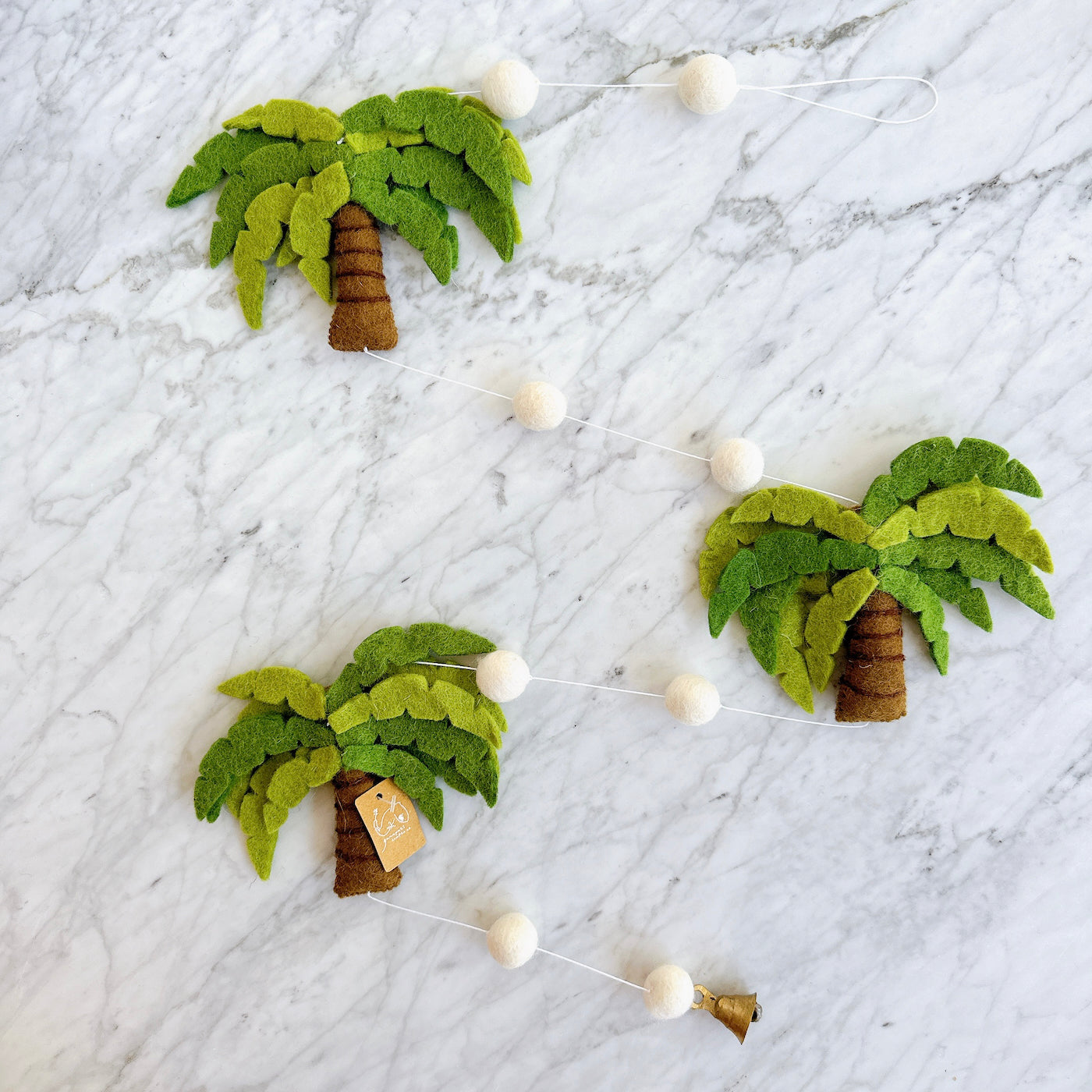 Felt Palm Tree Garland