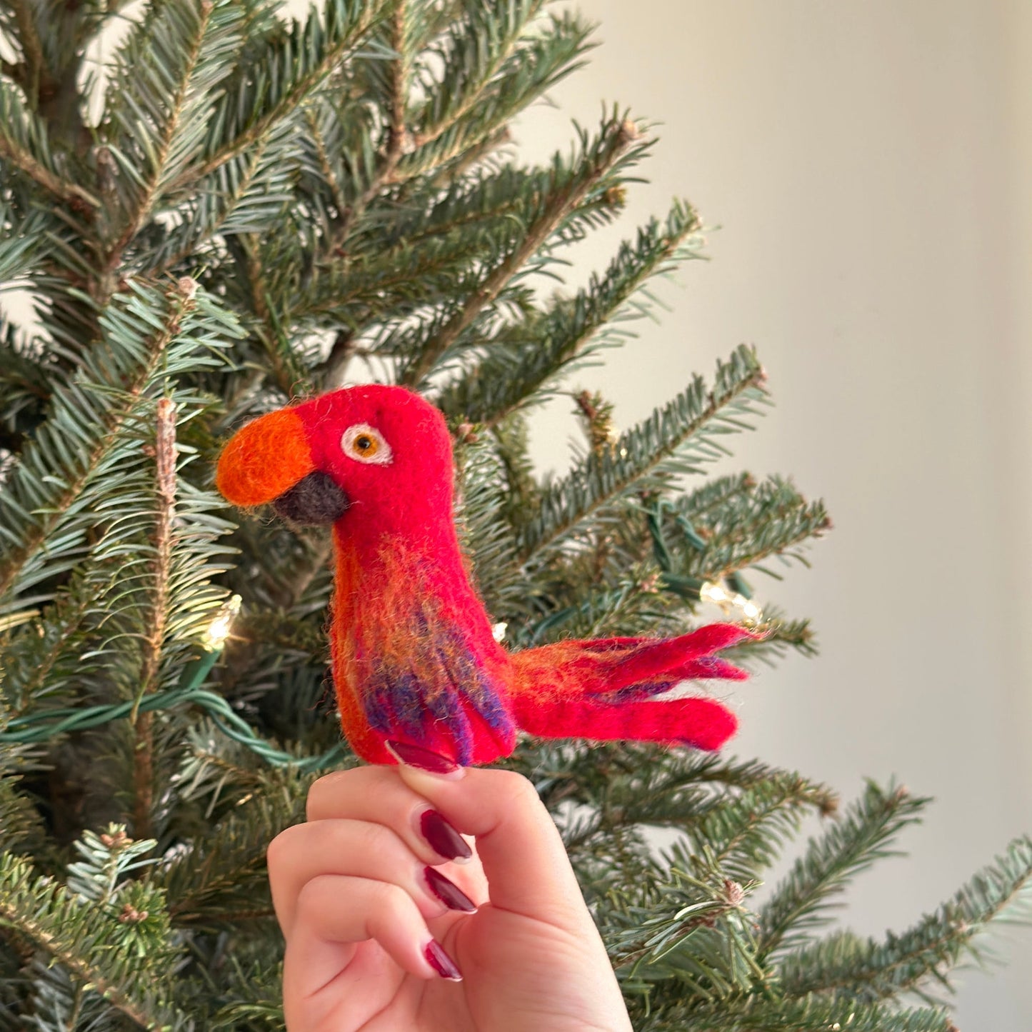 Felt Finger Puppets Set of 5 - Birds