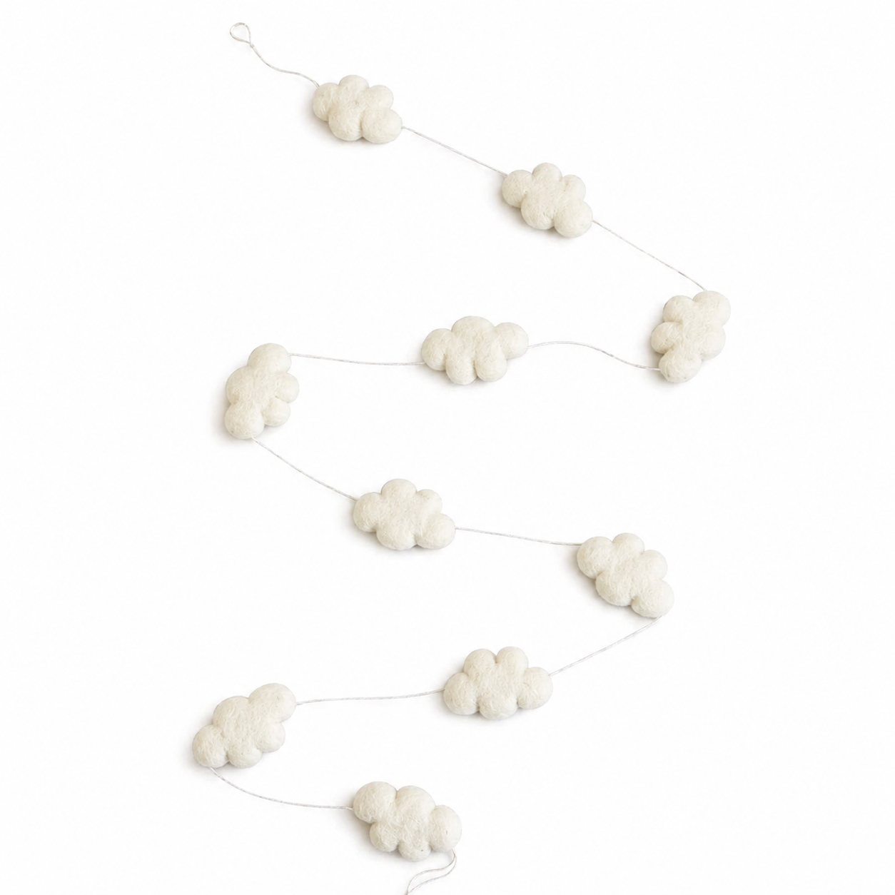 Felt Cloud Garland