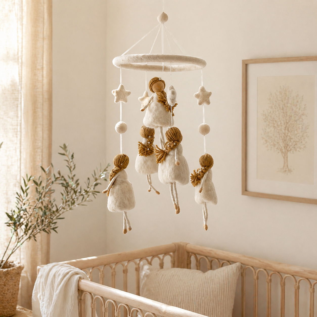 Felt Baby Mobile - Ballerina