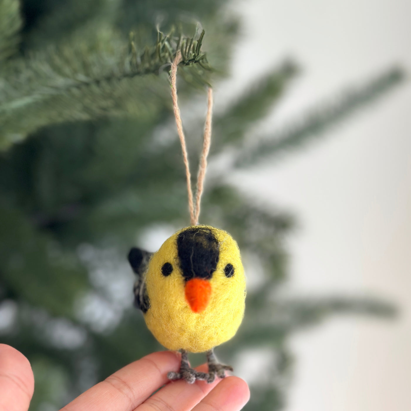 Felt Ornament - Goldfinch