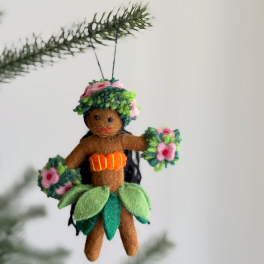 Felt Ornament - Hawaii Hula Girl