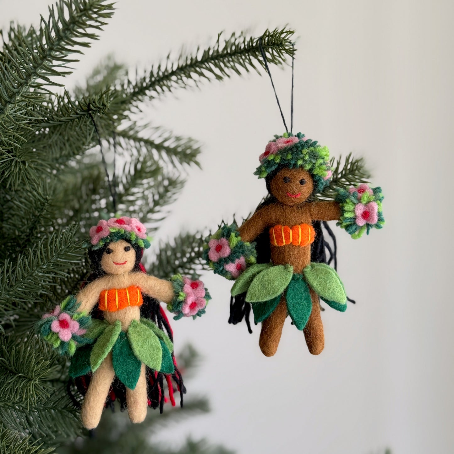 Felt Ornament - Hawaii Hula Girl