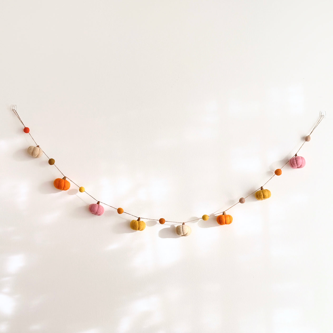 Felt Pumpkin Garland