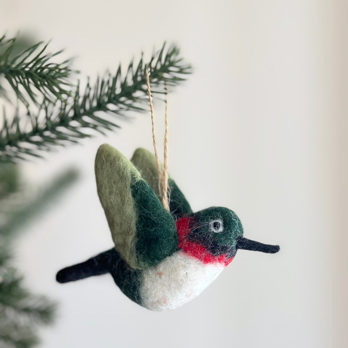 Felt Hummingbird Ornament