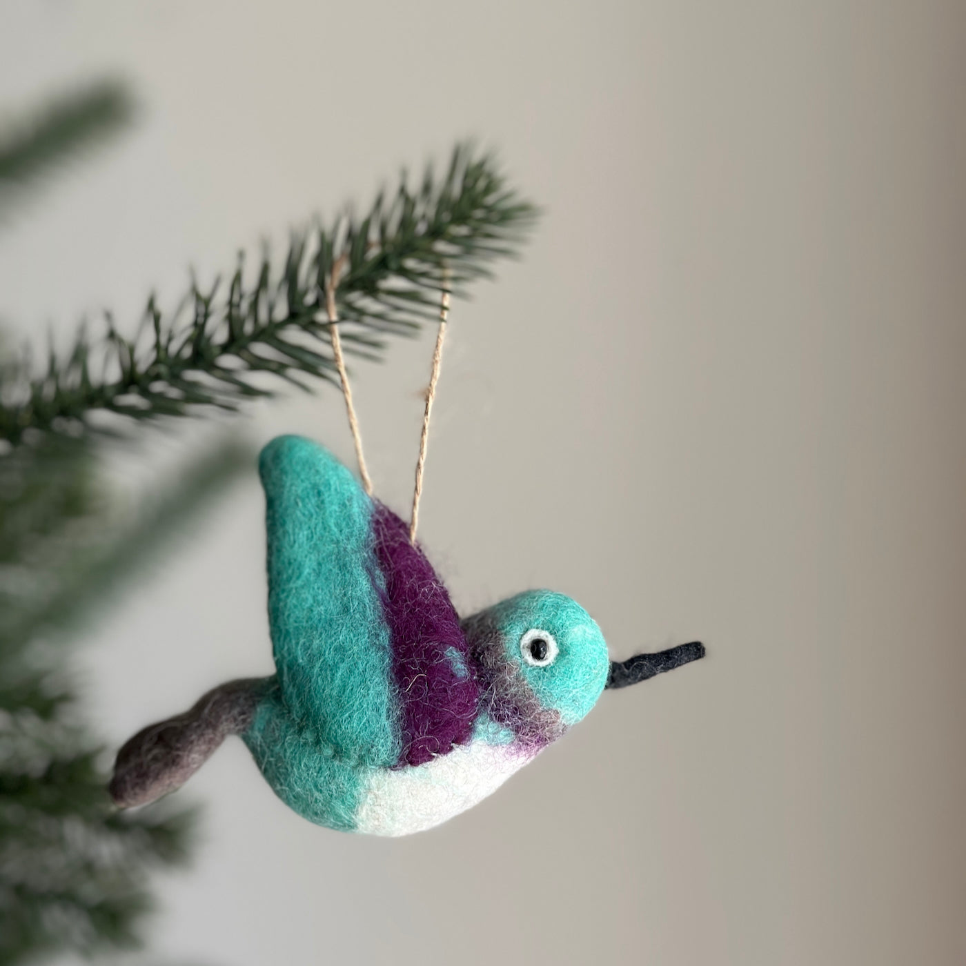 Felt Hummingbird Ornament