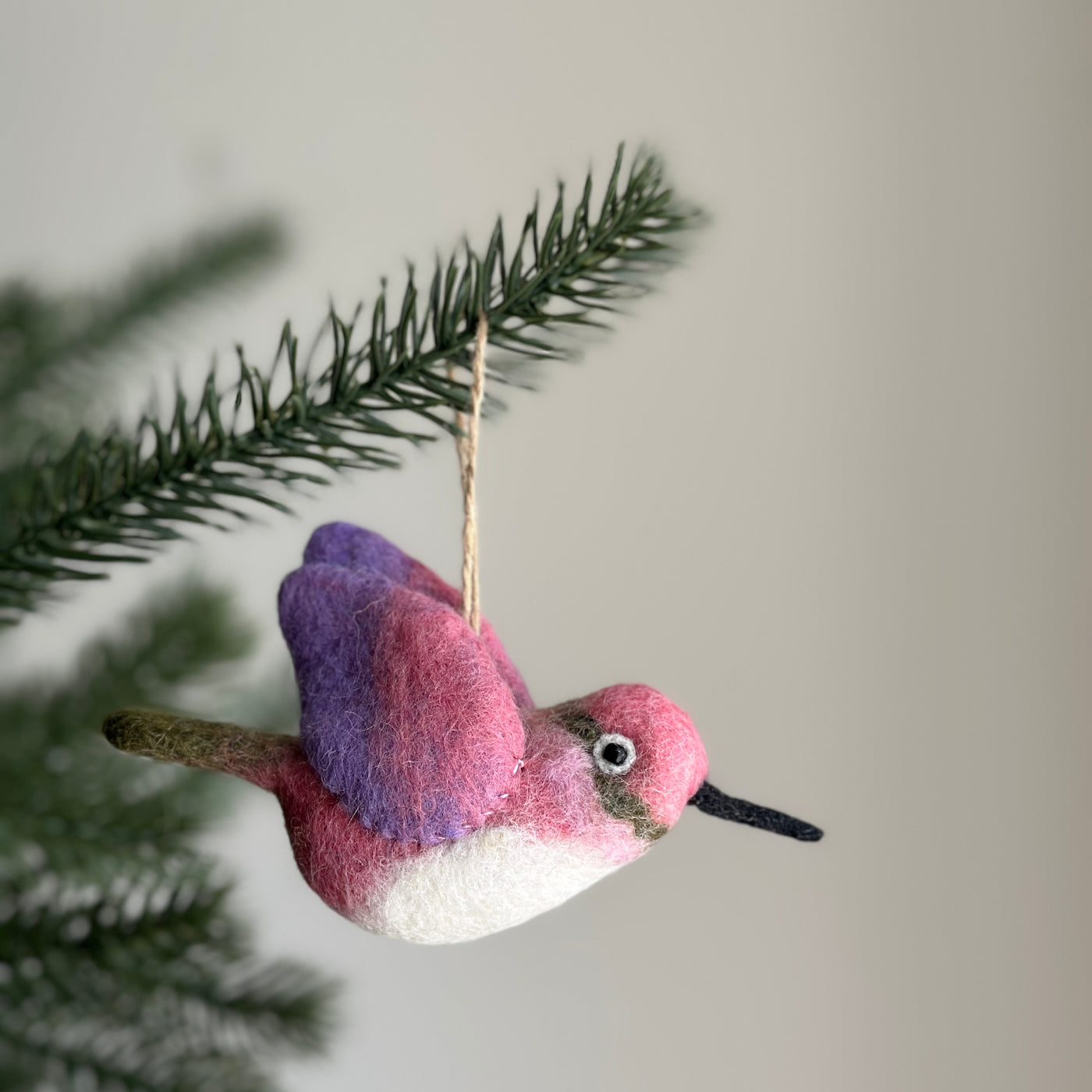 Felt Hummingbird Ornament