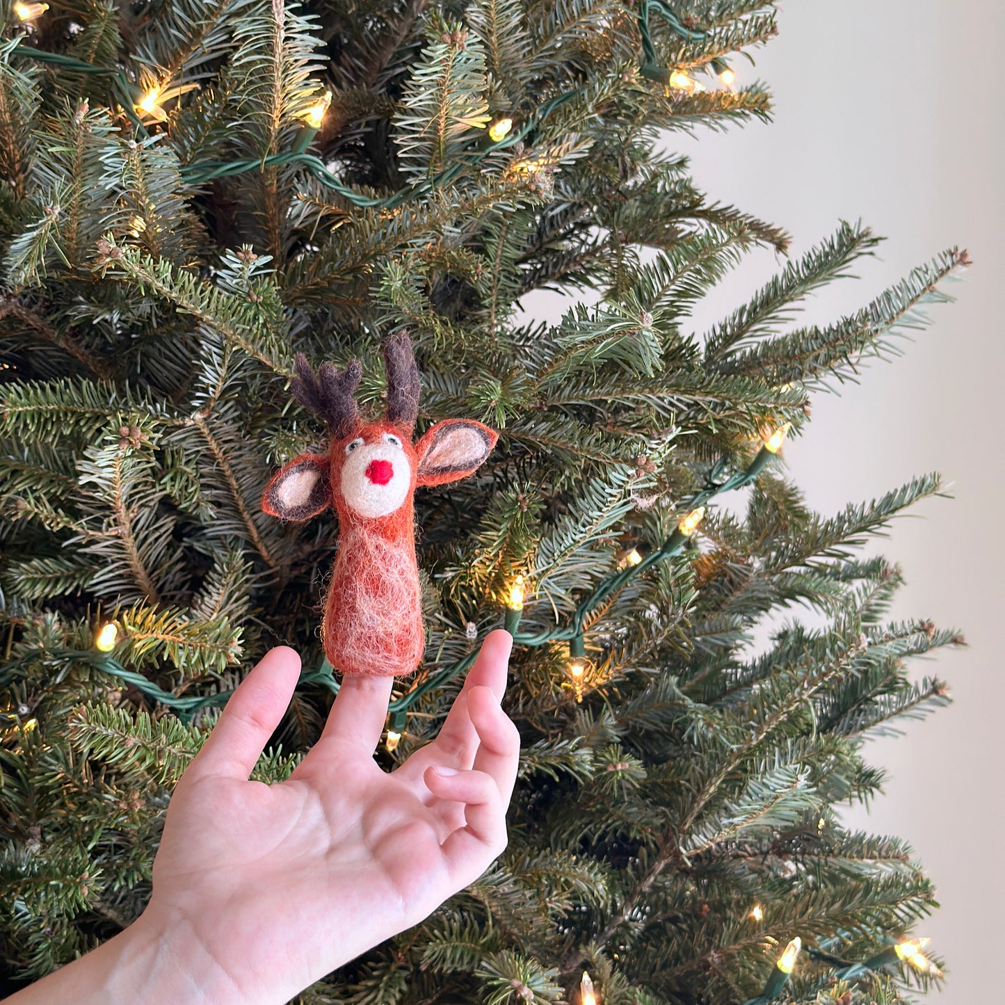 Reindeer Finger Puppet