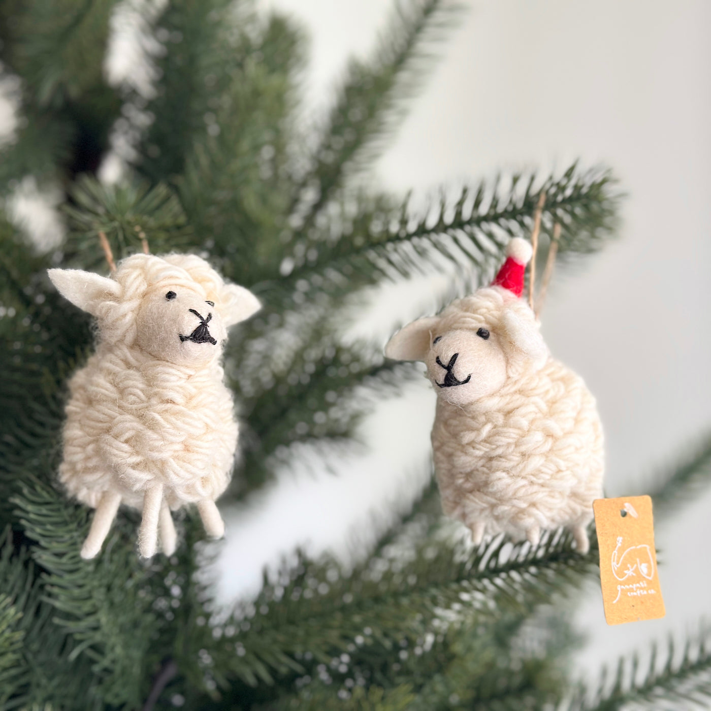 Felt Sheep Ornament