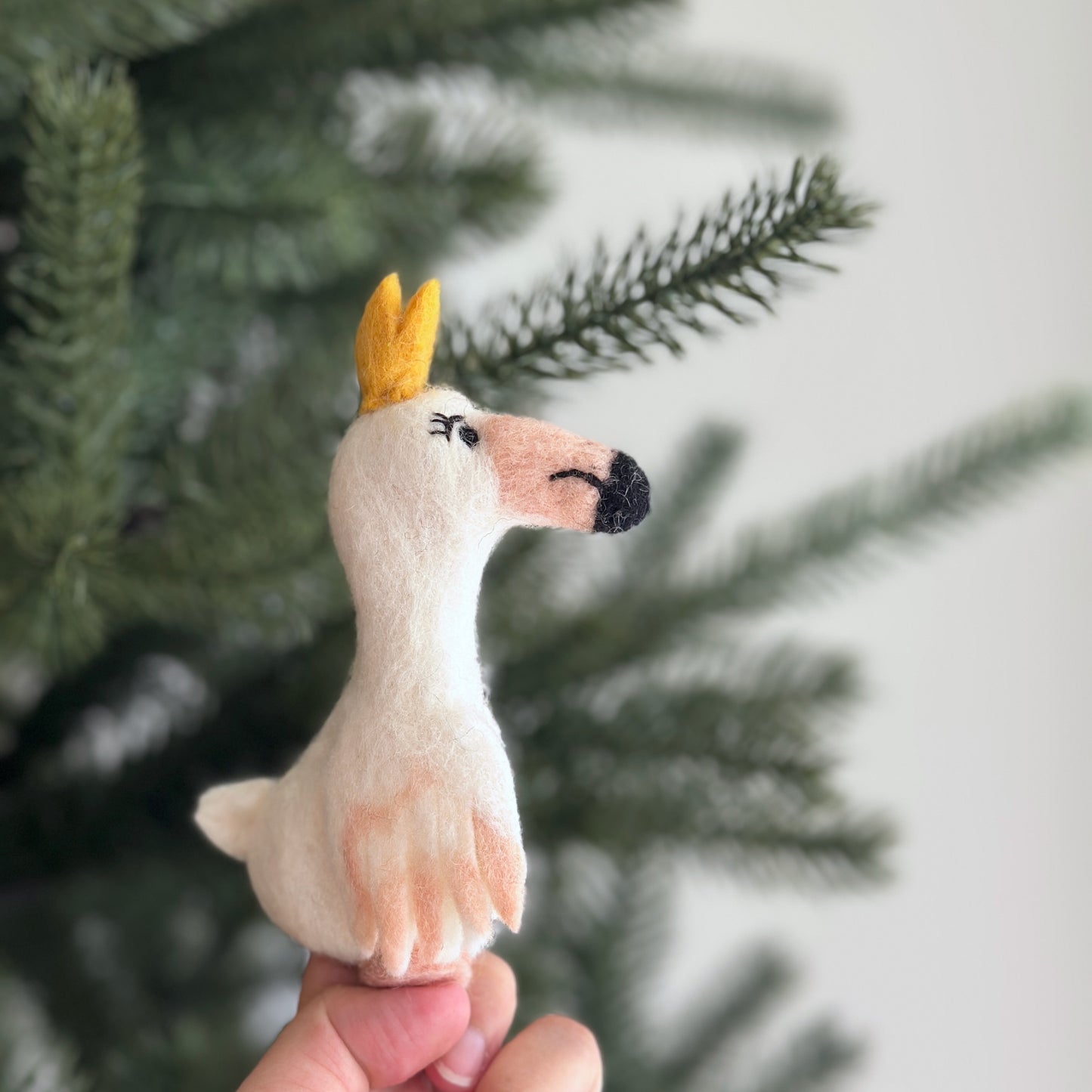 Swan Finger Puppet
