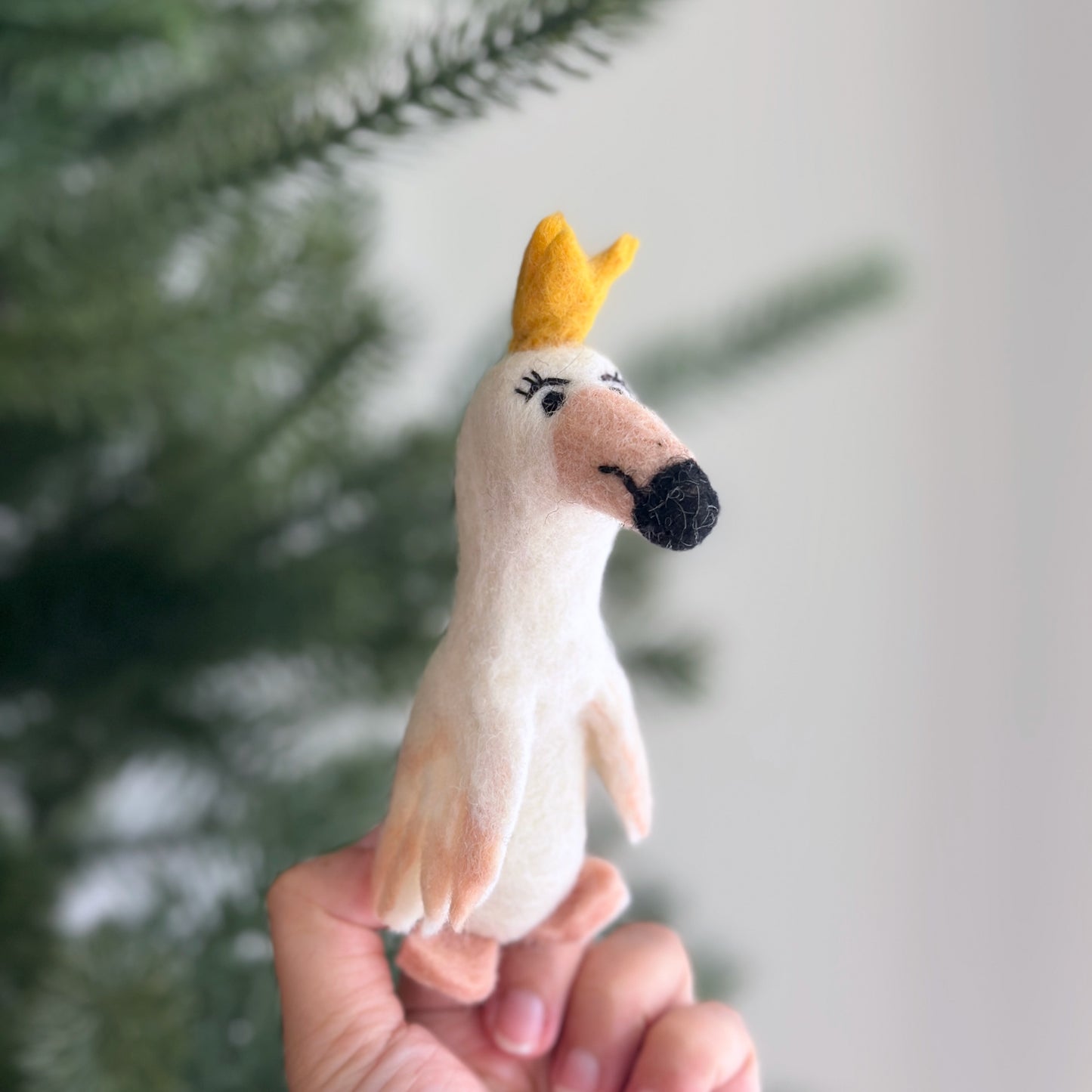 Swan Finger Puppet