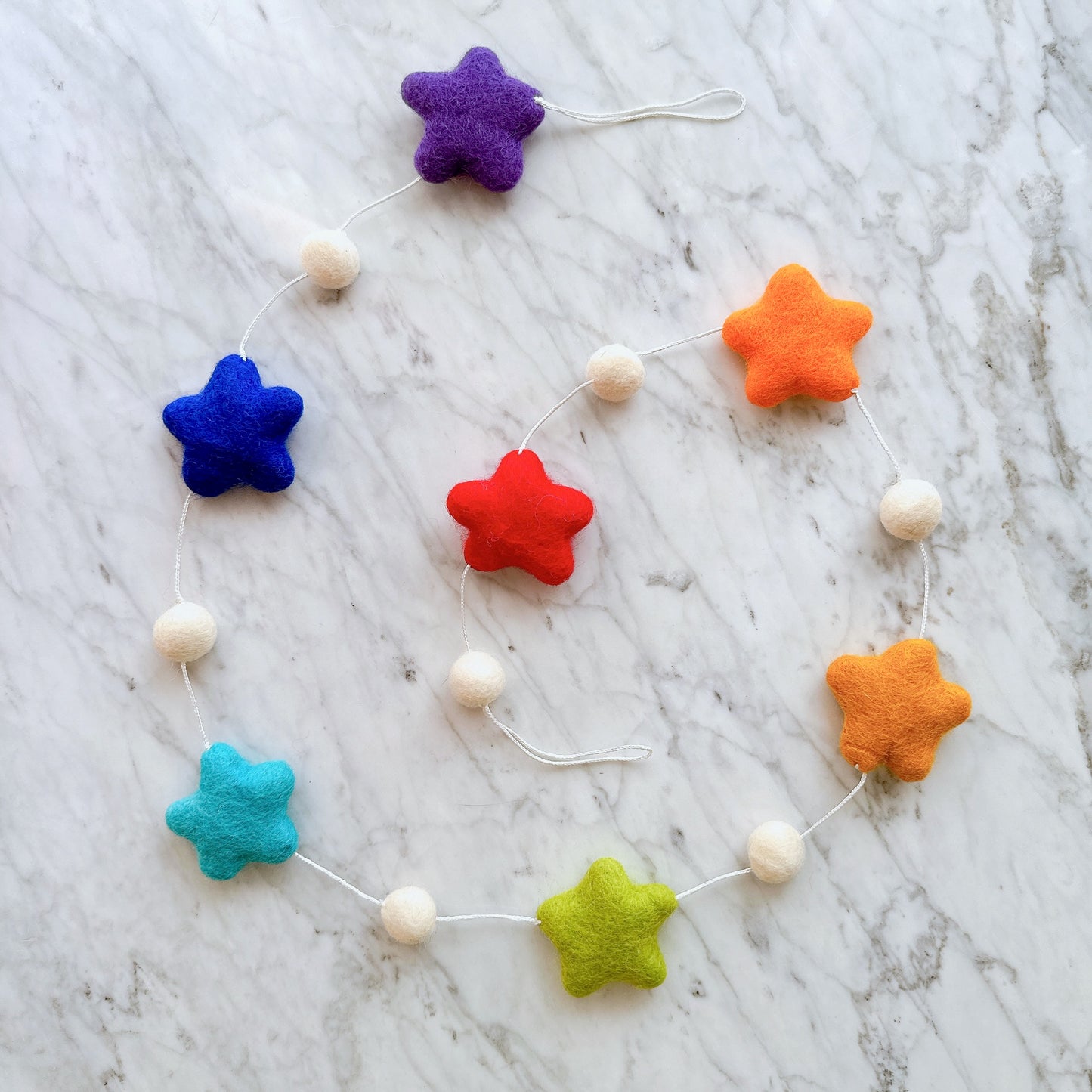 Felt Star Garland