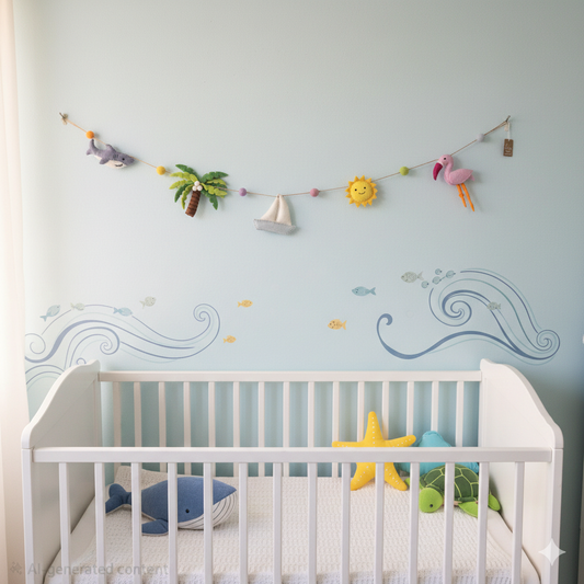 Felt Garland - Coastal Life