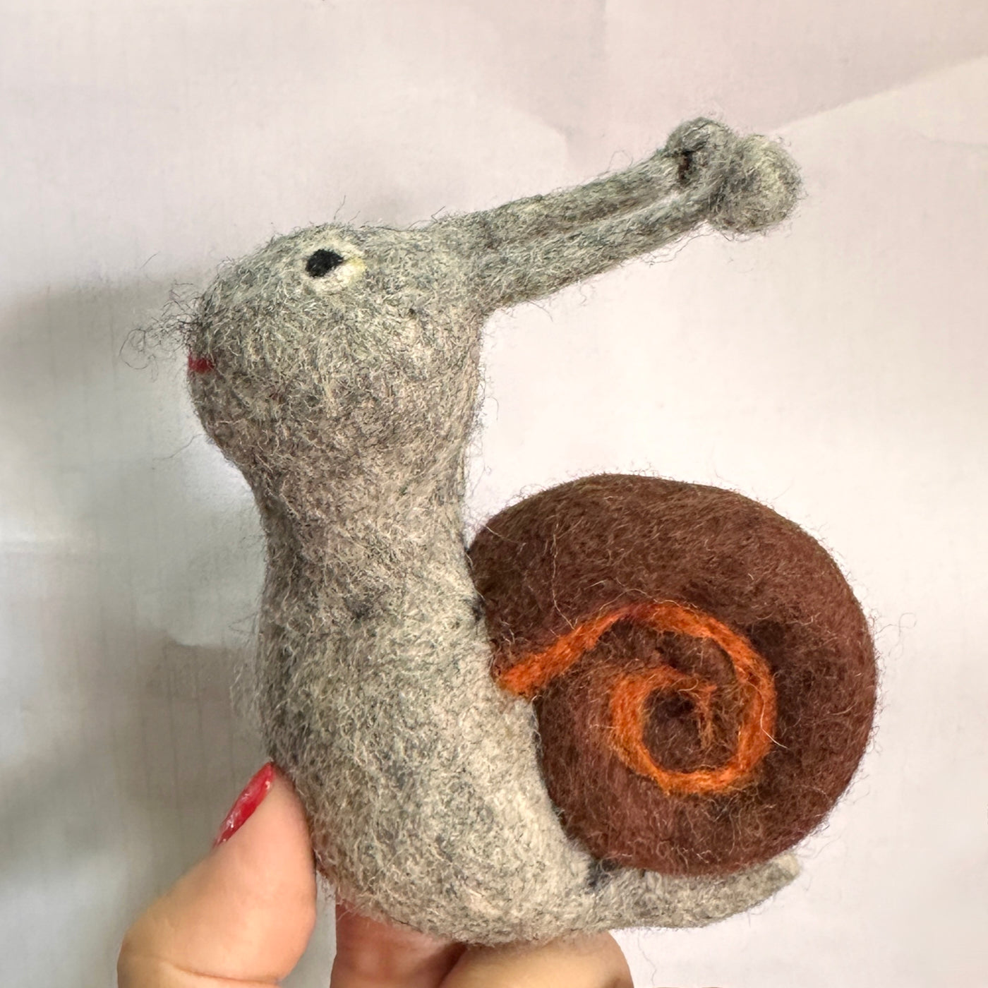 Snail Finger Puppet