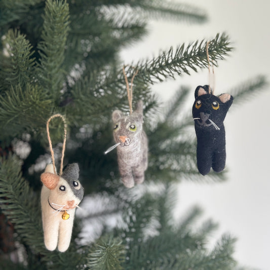 Felt Cat Ornament