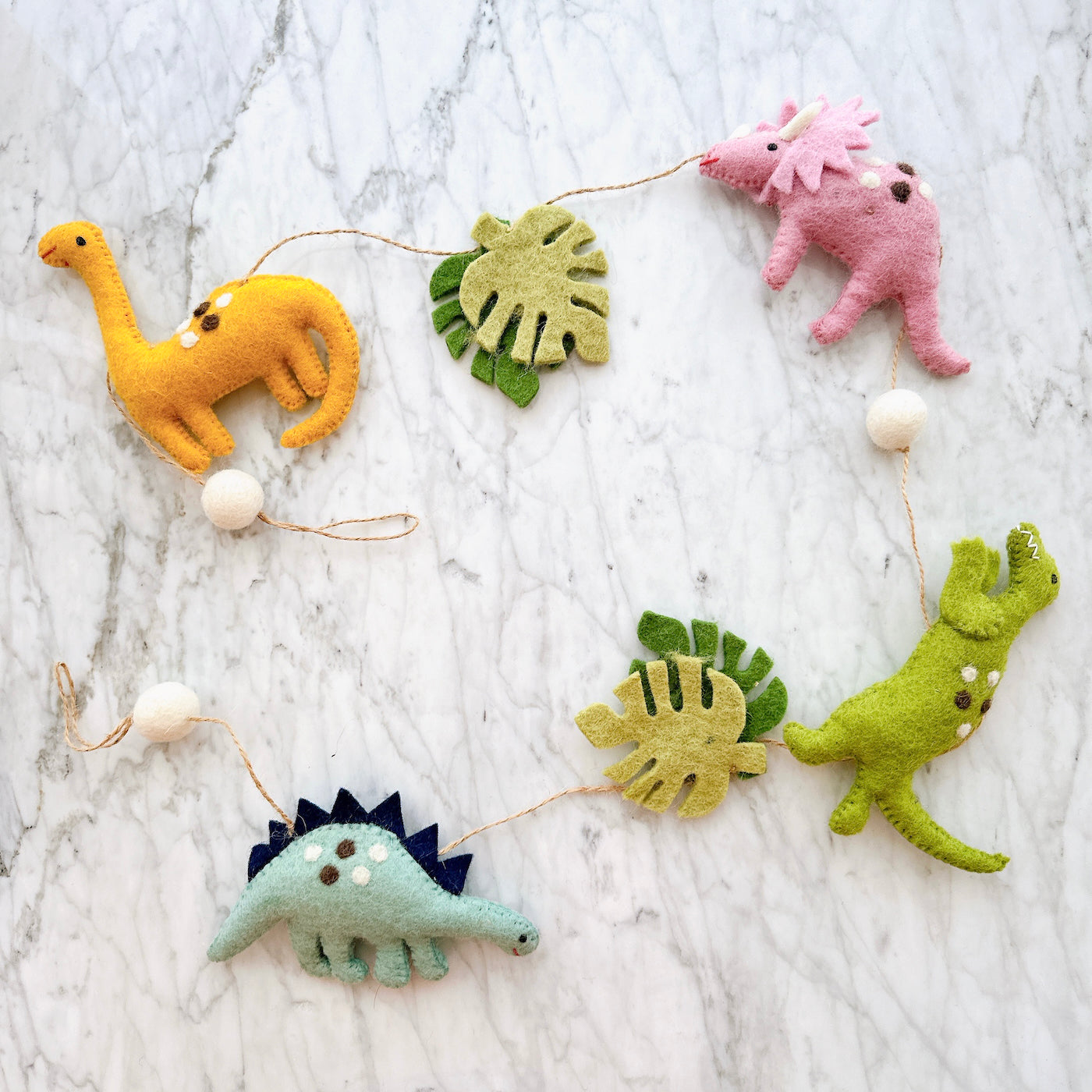 Felt Garland - Jurassic Dinosaur