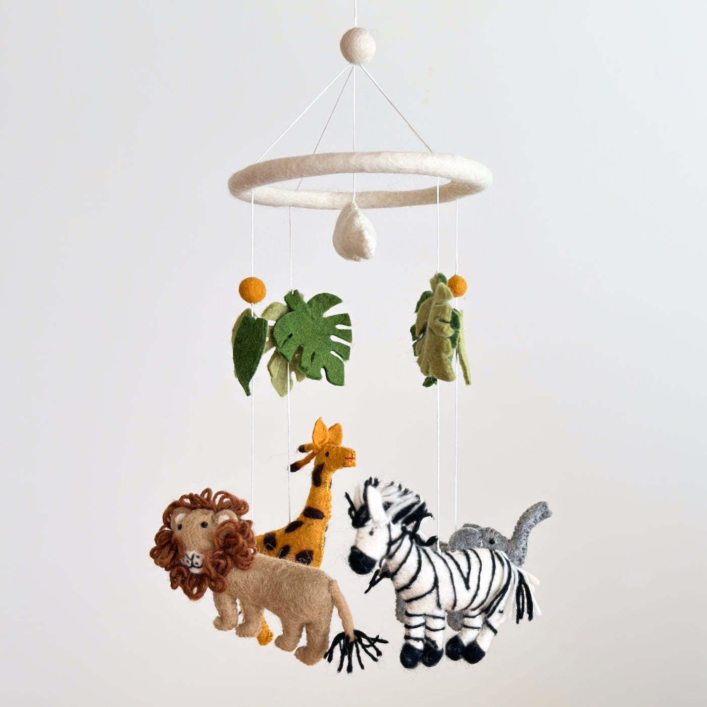 Felt Baby Mobile - Safari Jungle