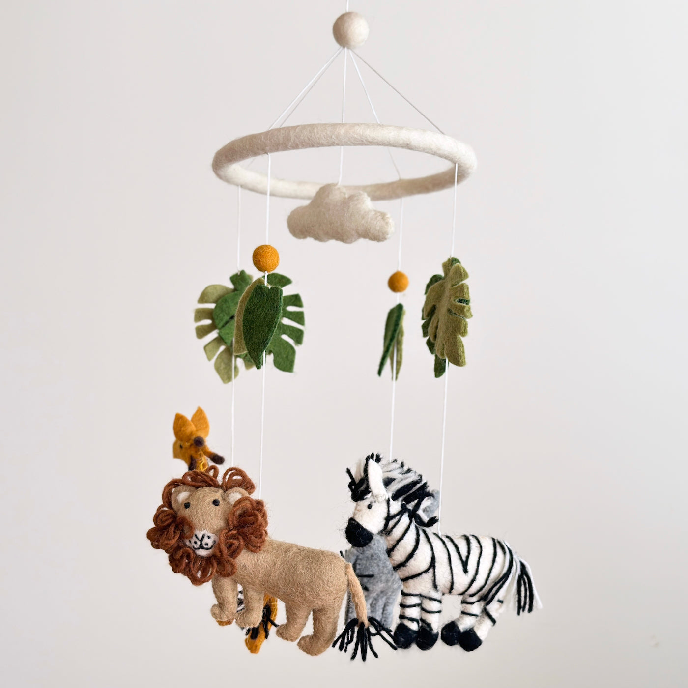 Felt Baby Mobile - Safari Jungle