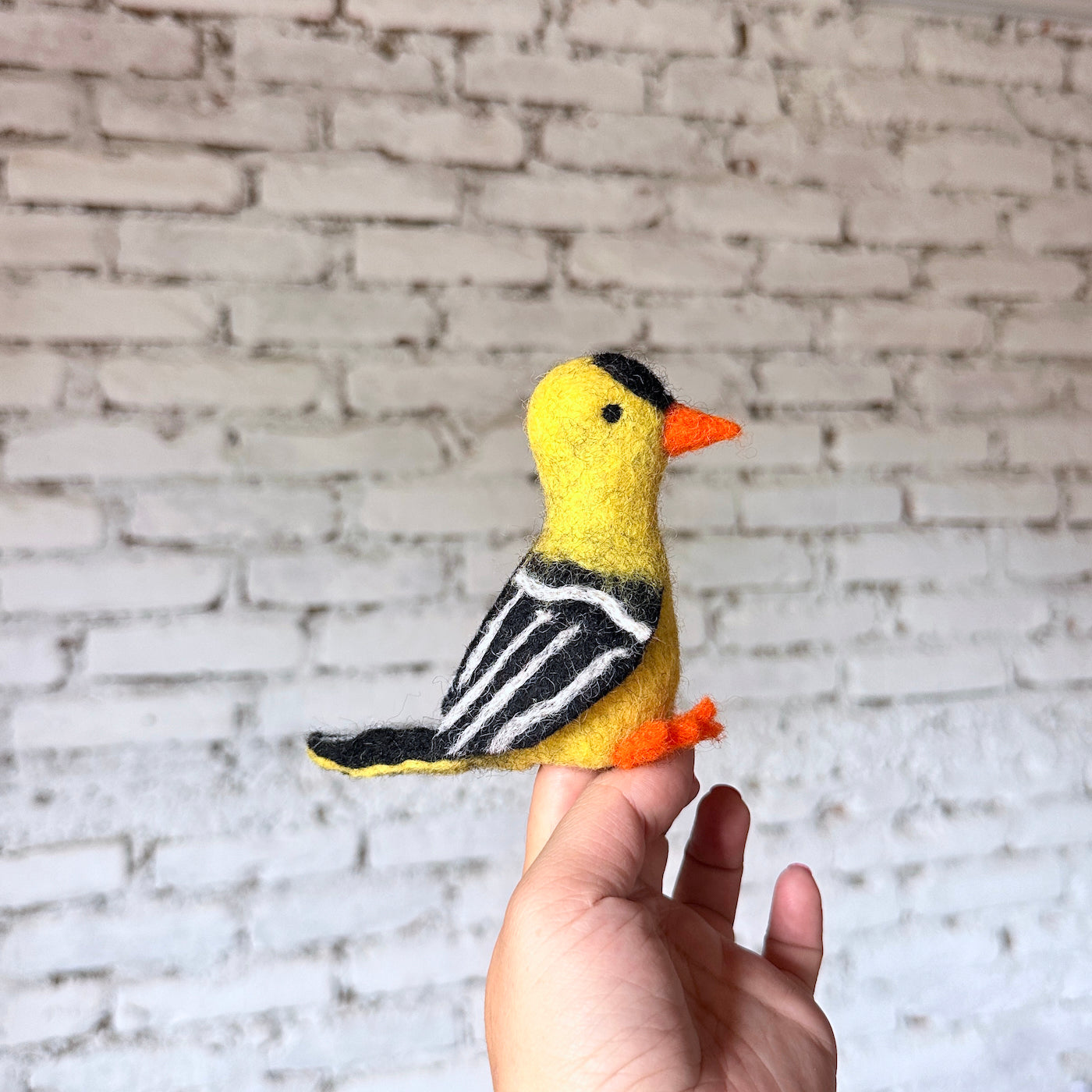 Goldfinch Finger Puppet