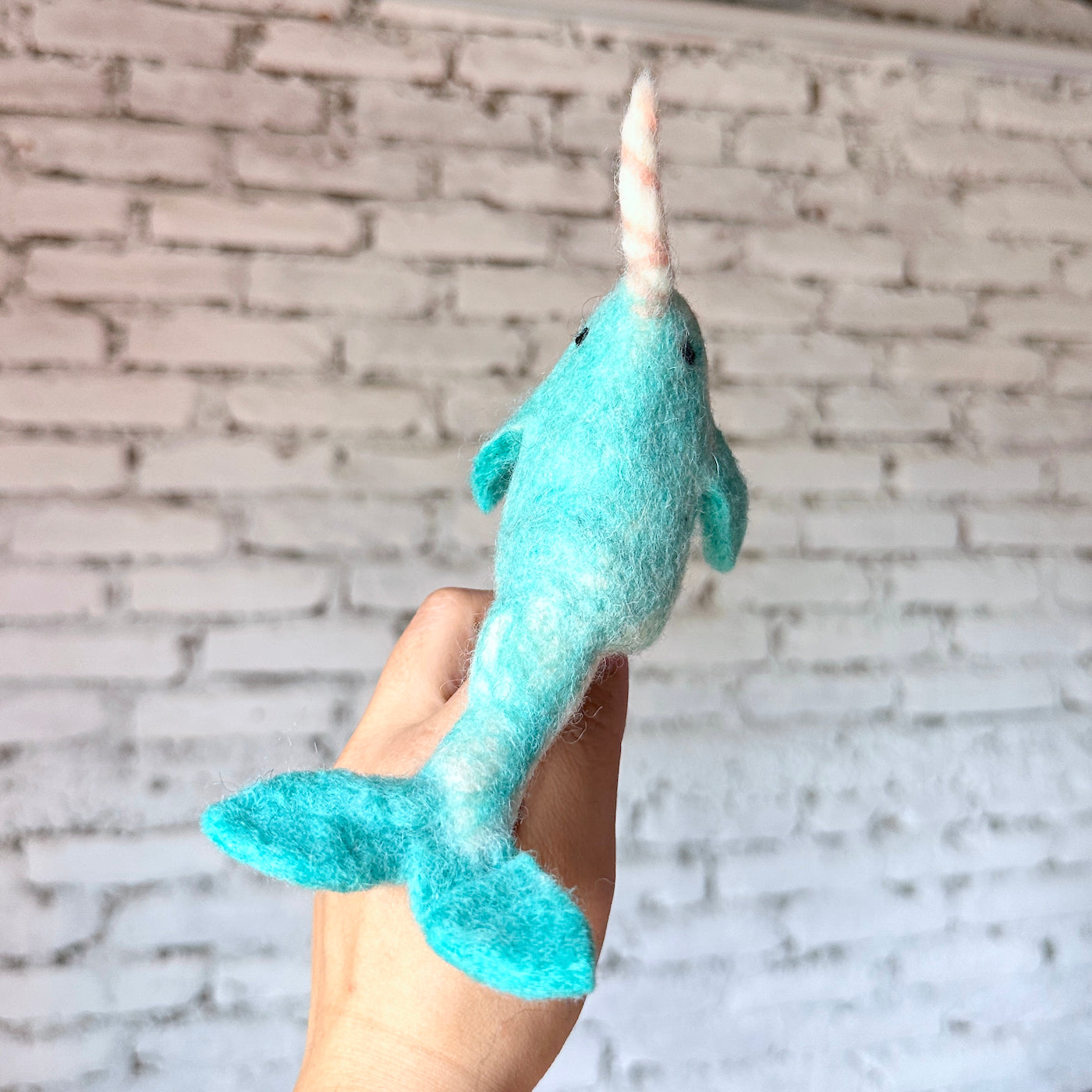 Narwhal Finger Puppet