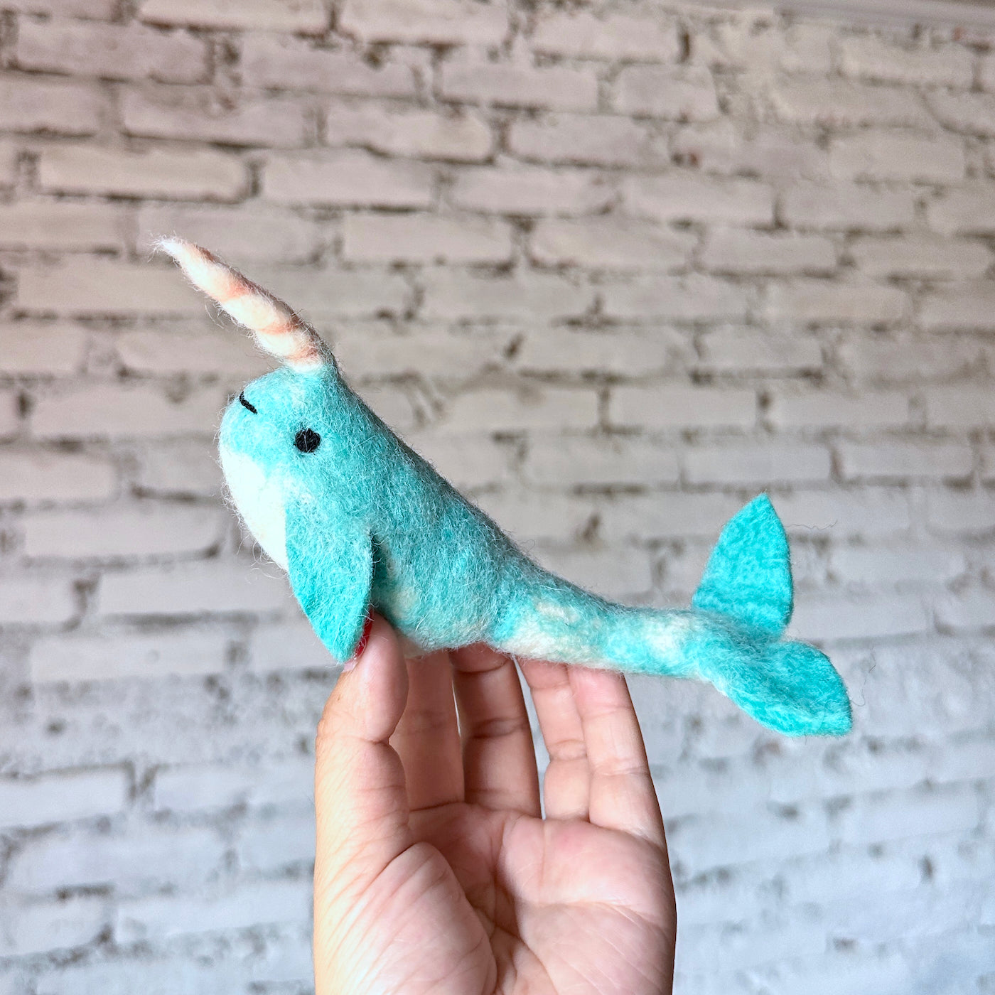 Narwhal Finger Puppet