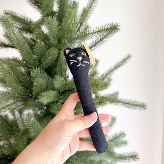 Felt Black Cat Pen Cover