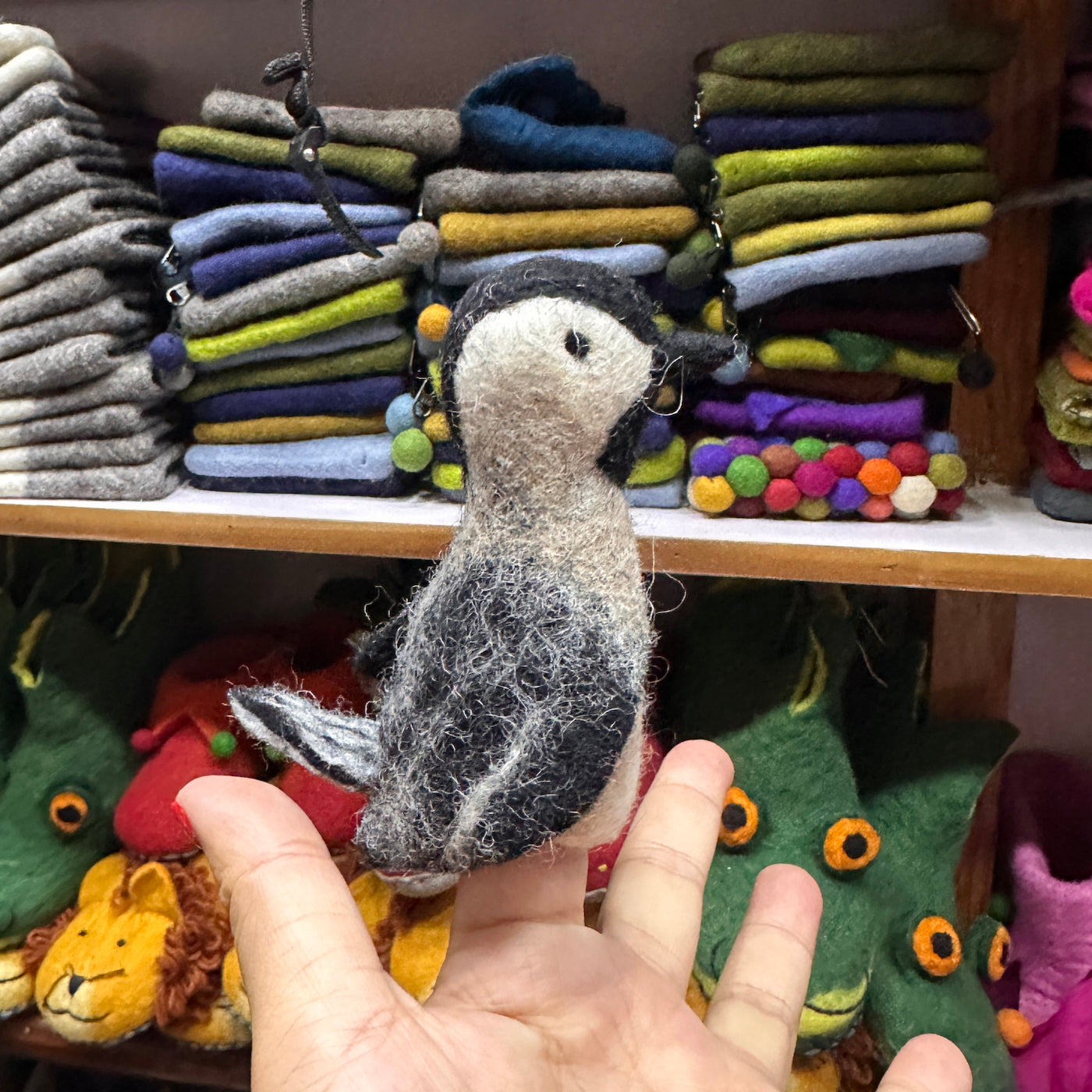 Chickadee Finger Puppet