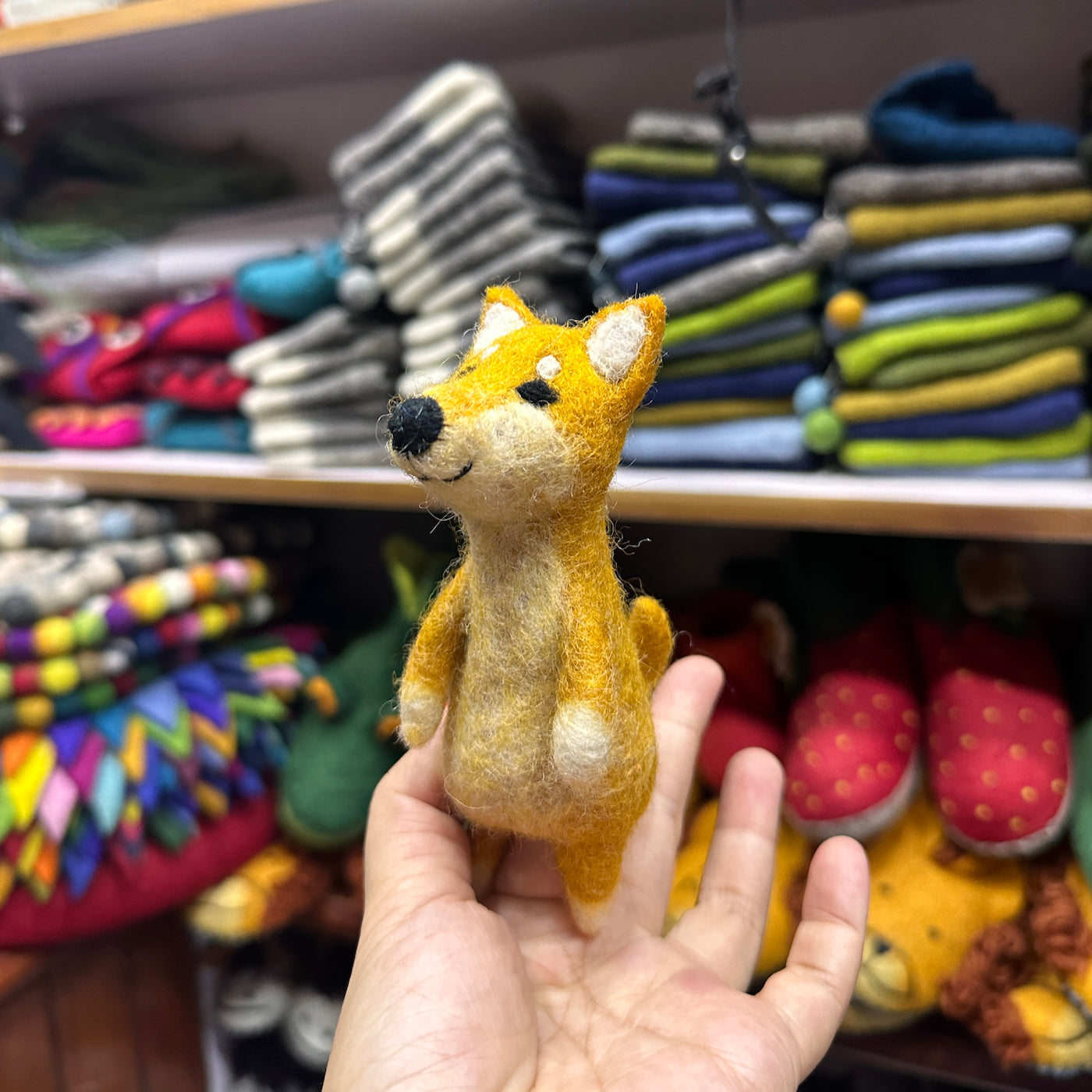 Shiba-Inu Dog Finger Puppet