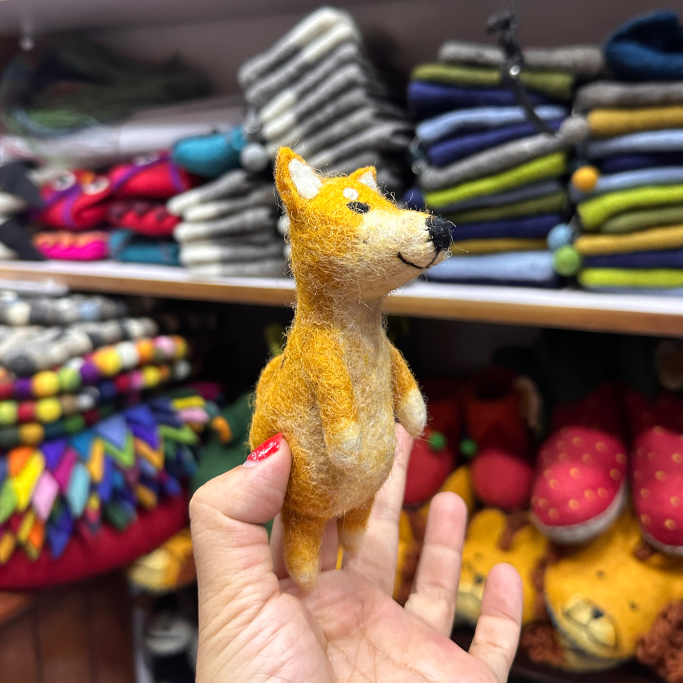 Shiba-Inu Dog Finger Puppet