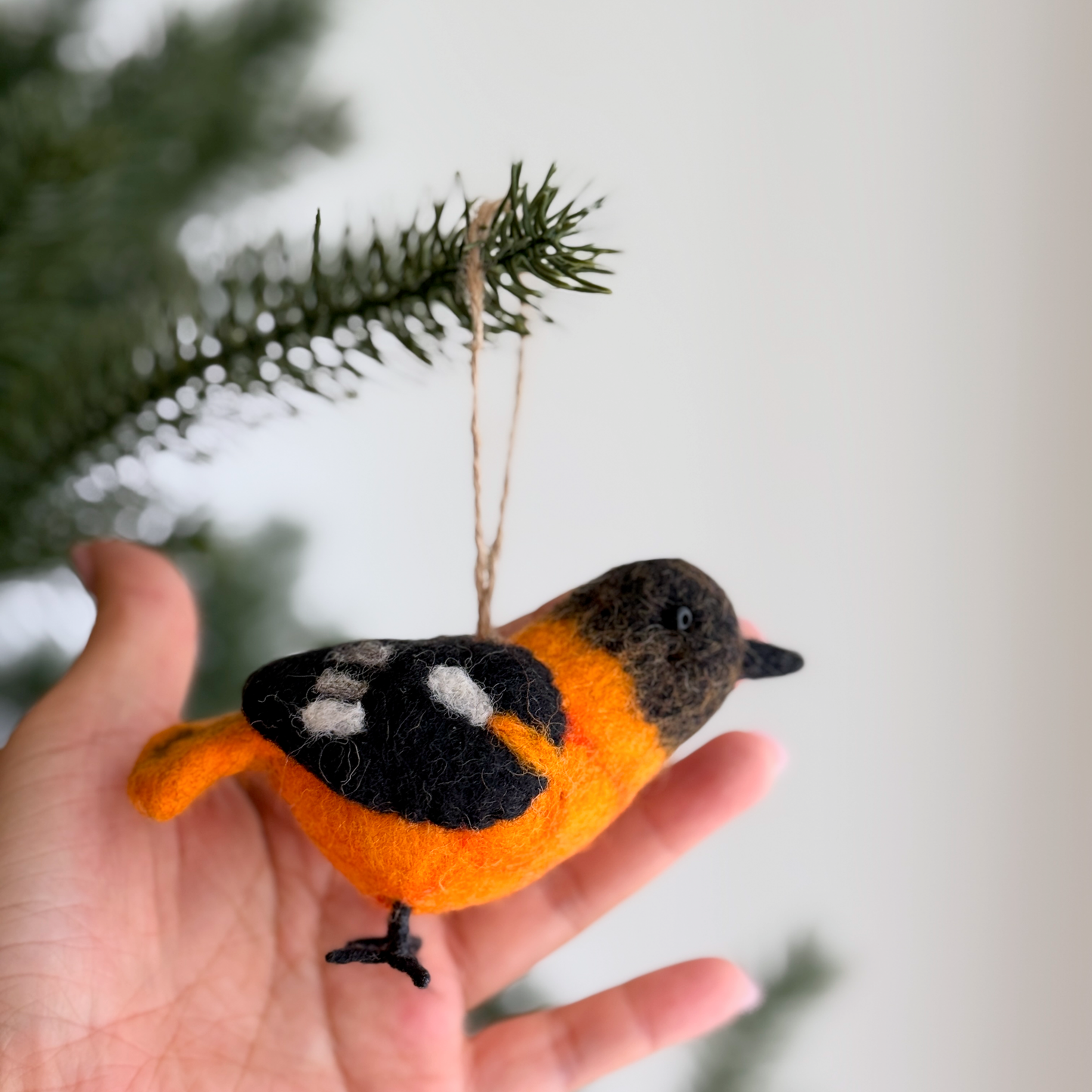 Felt Ornament - Baltimore Oriole