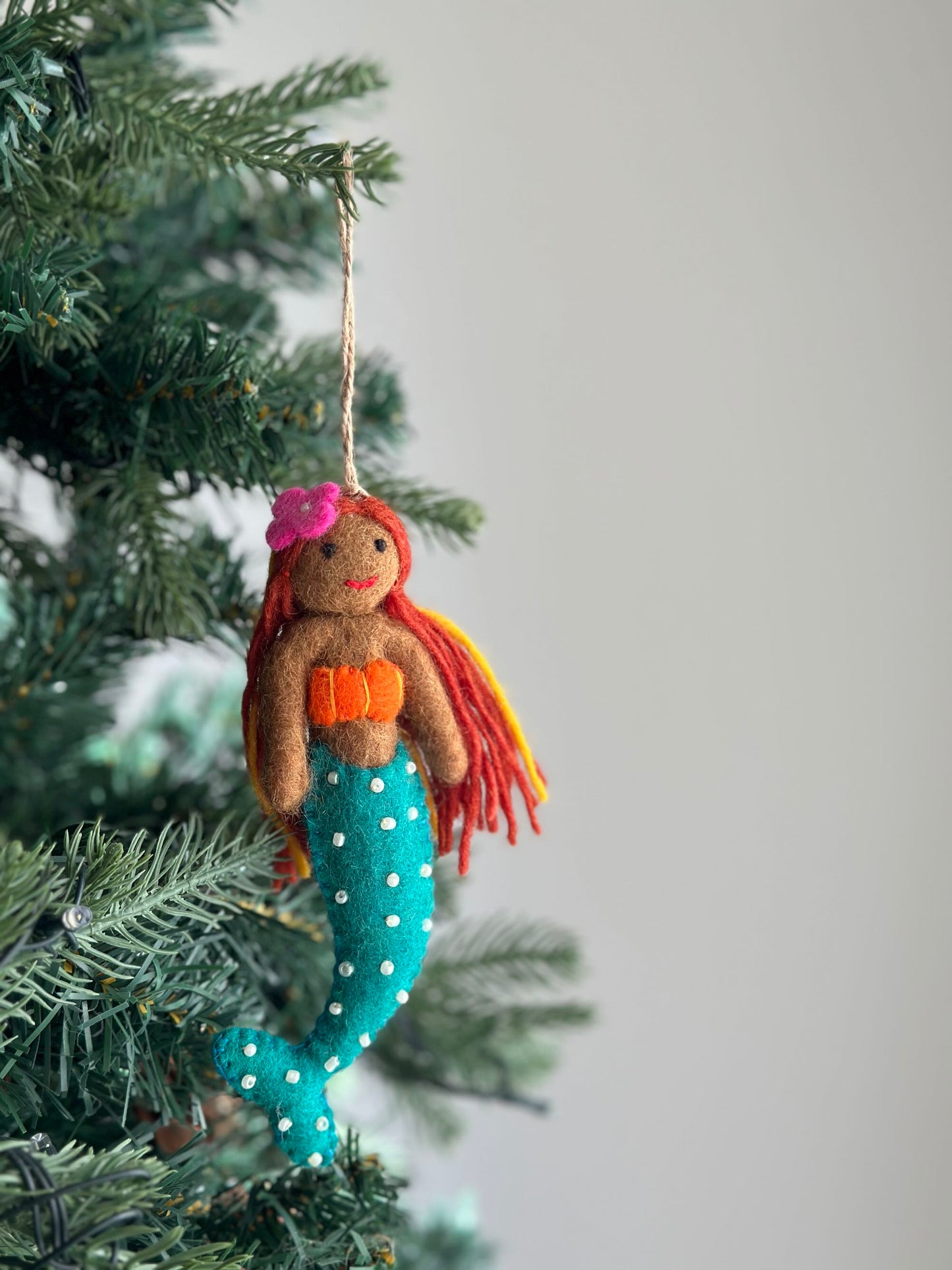 Felt Ornament - Tropical Mermaid