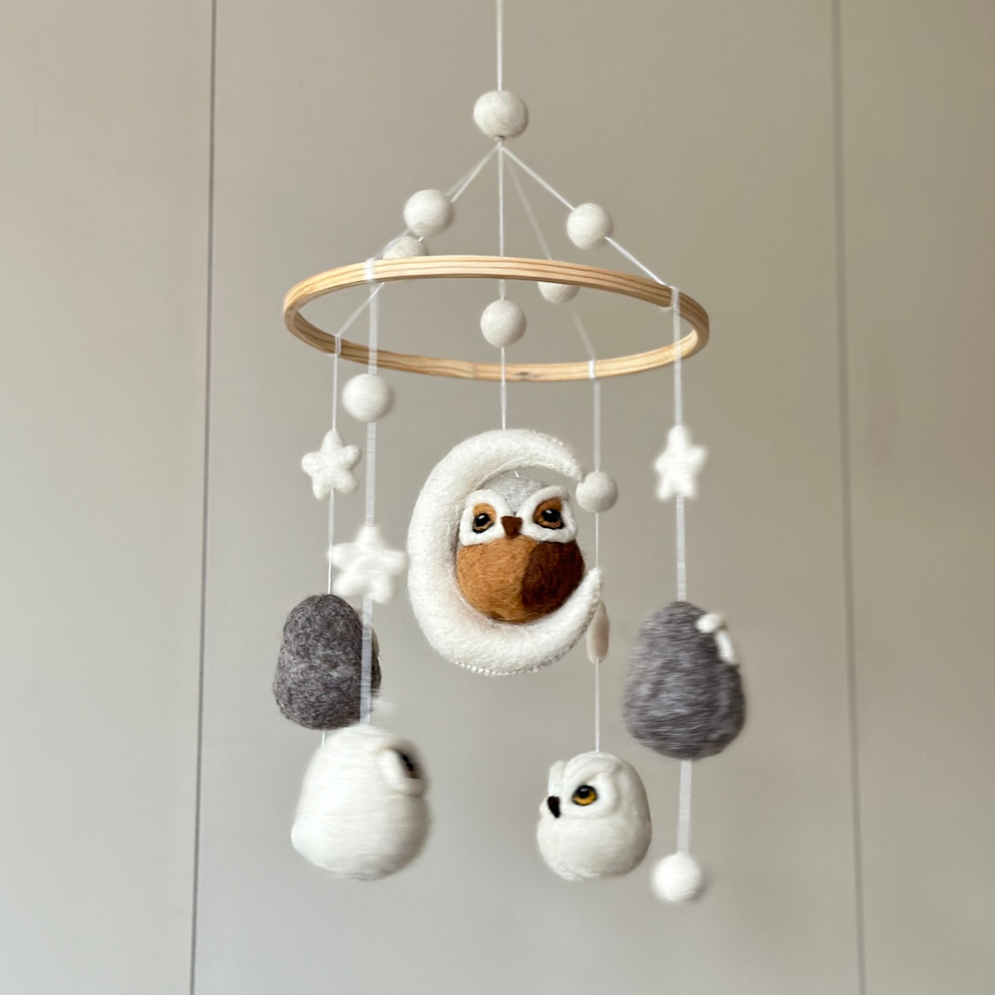 Felt Baby Mobile - Owl