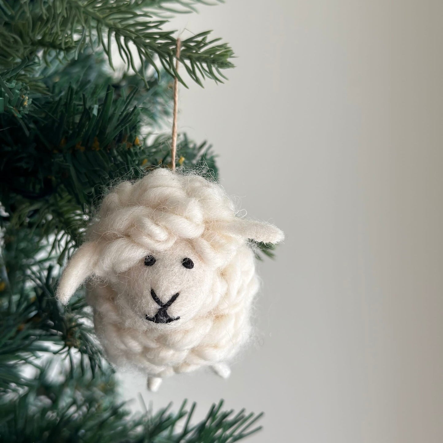 Felt Sheep Ornament