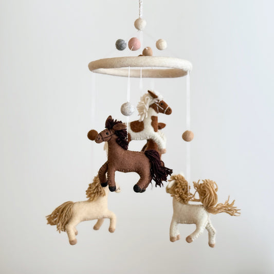 Felt Baby Mobile - Horse