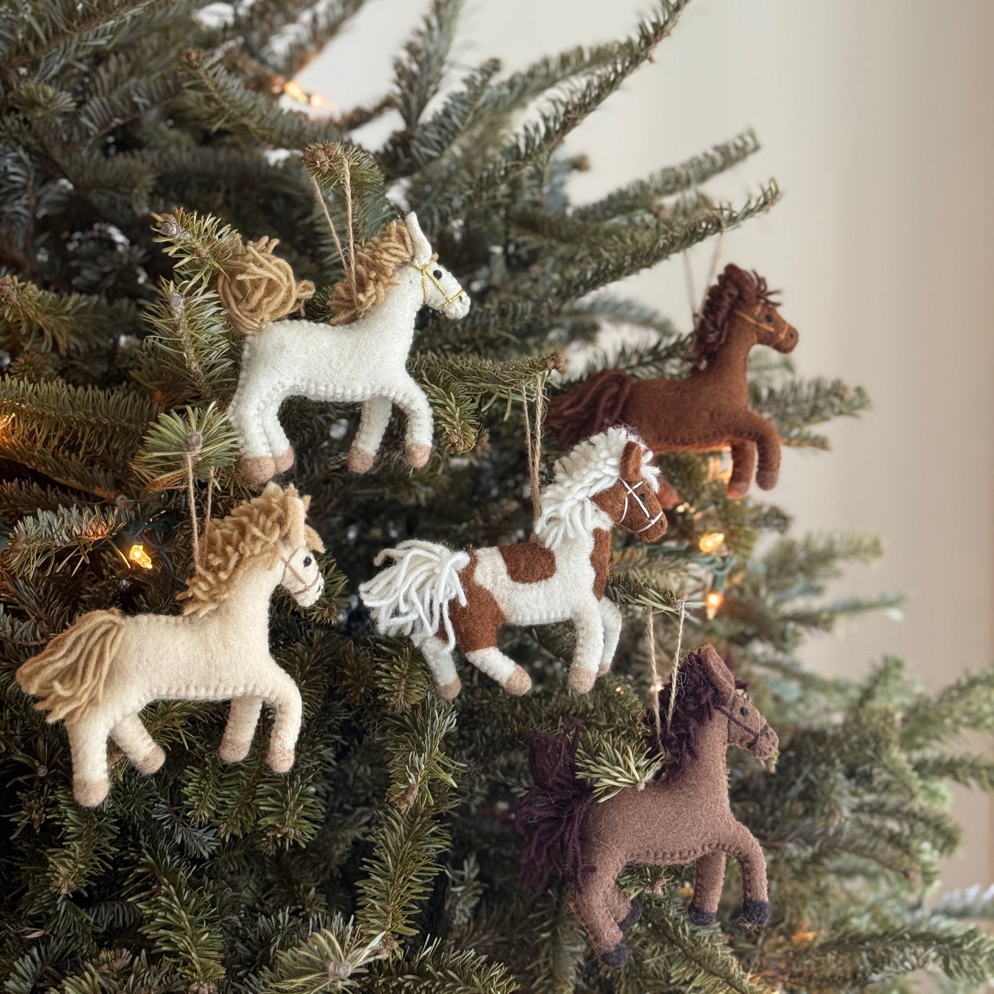 Felt Horse Ornament