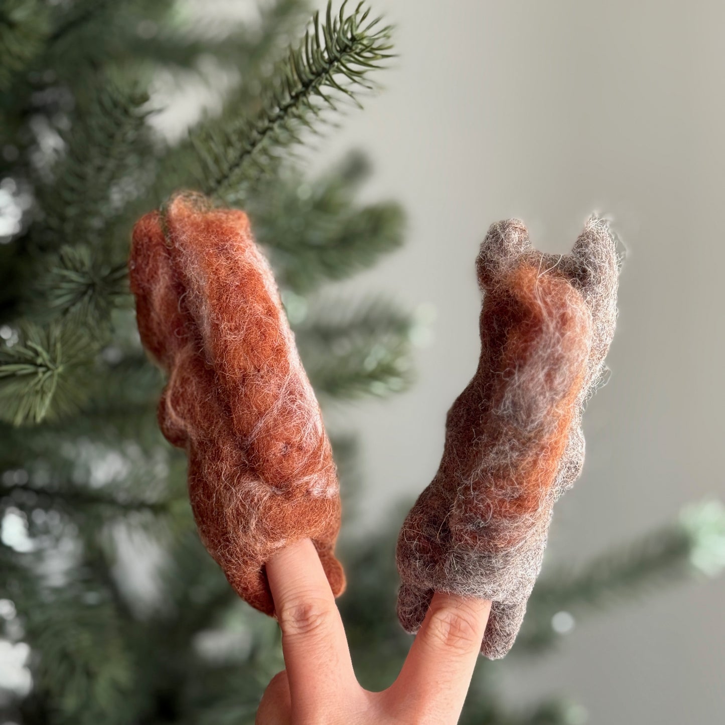 Squirrel Finger Puppet