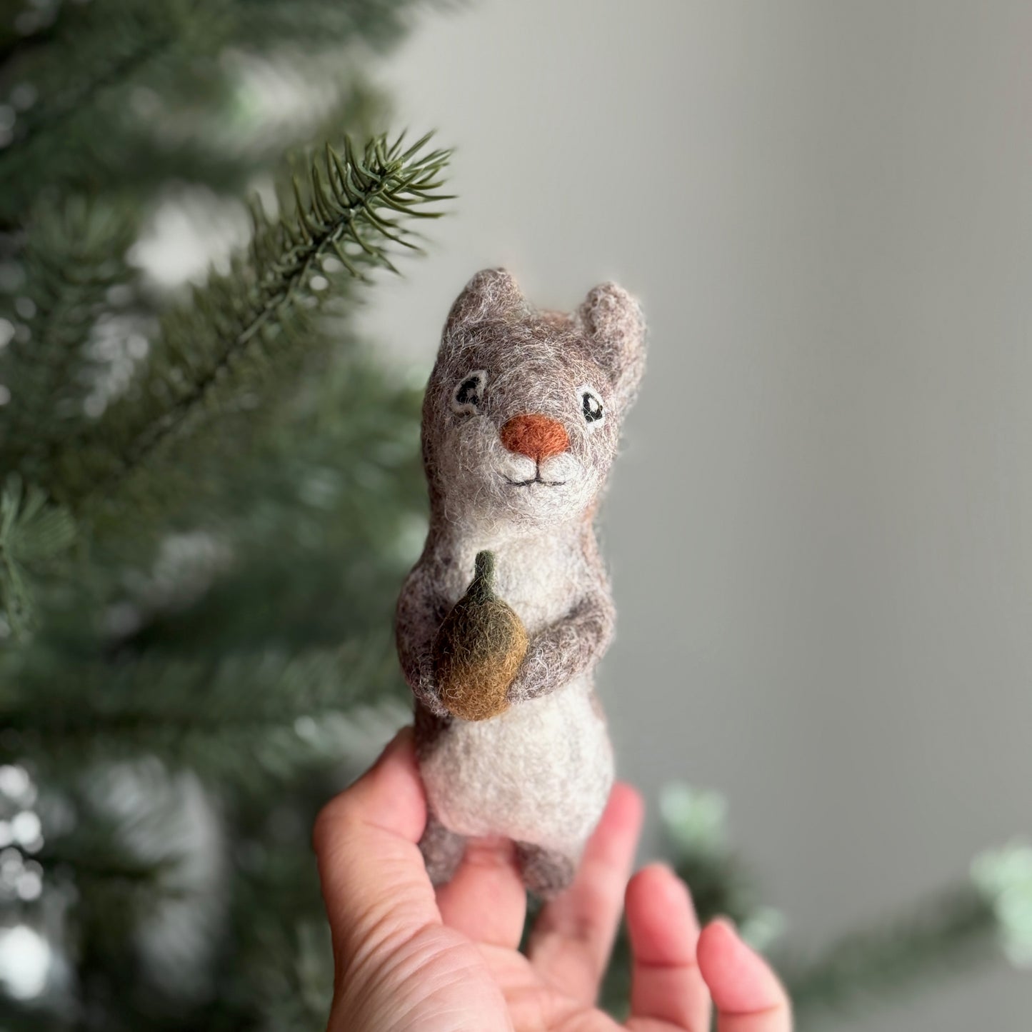 Squirrel Finger Puppet