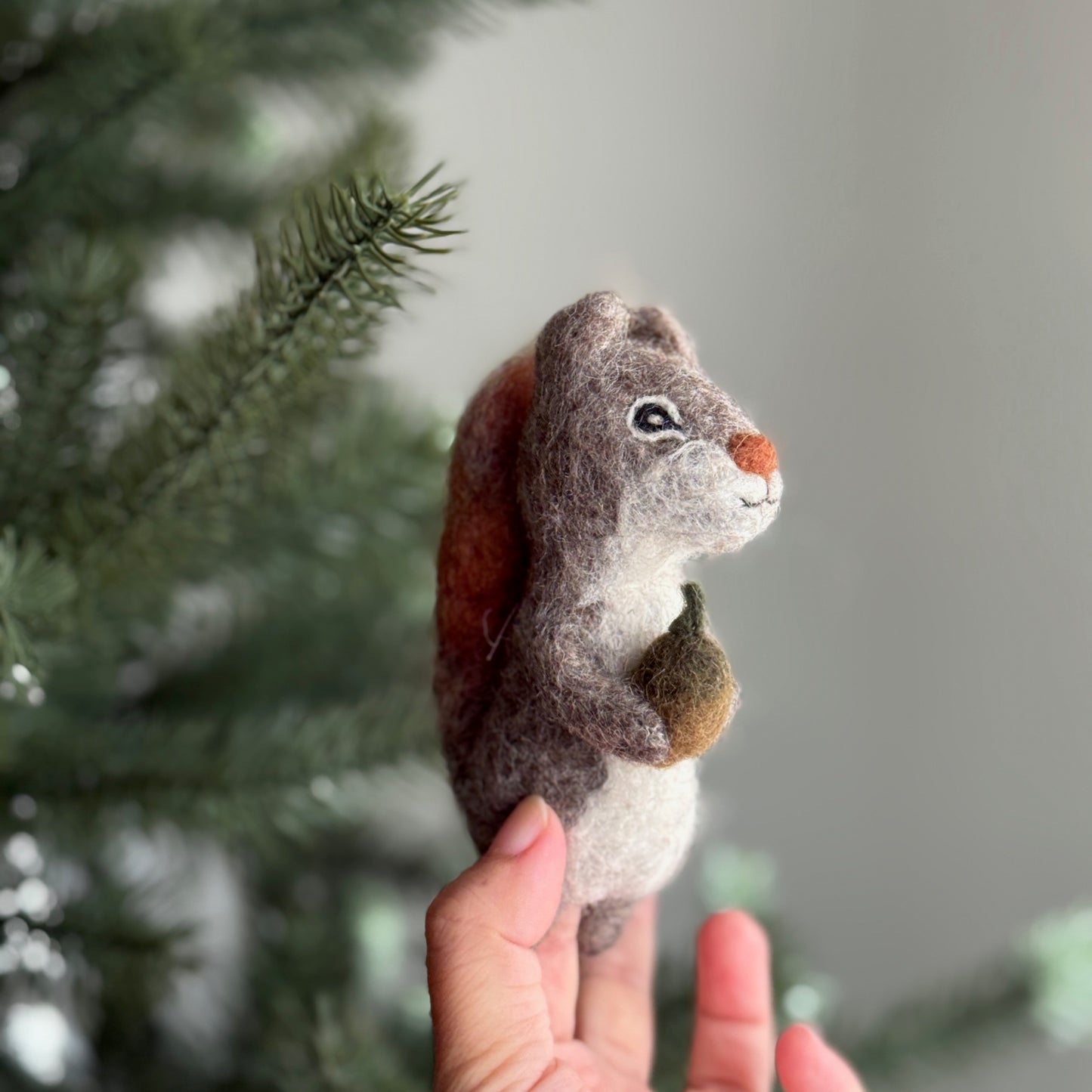 Squirrel Finger Puppet