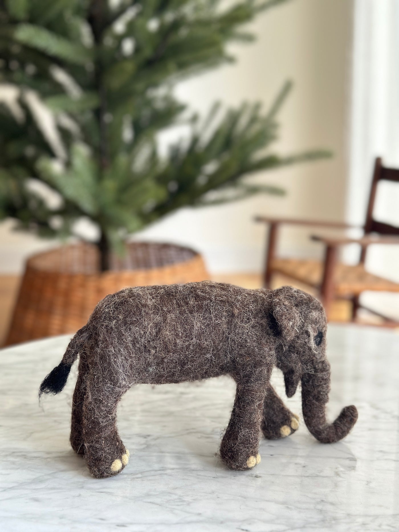 Felt Lifelike Elephant