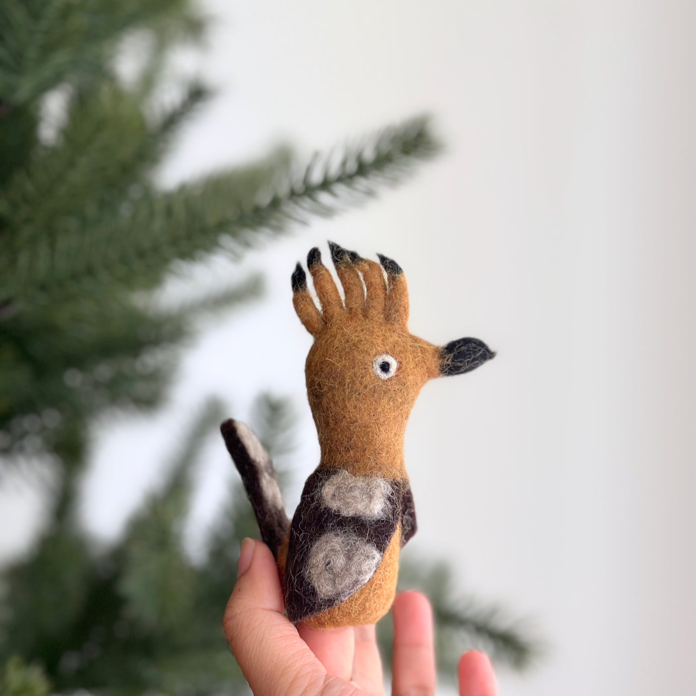 Hoopoe Finger Puppet