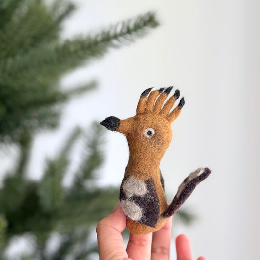 Hoopoe Finger Puppet