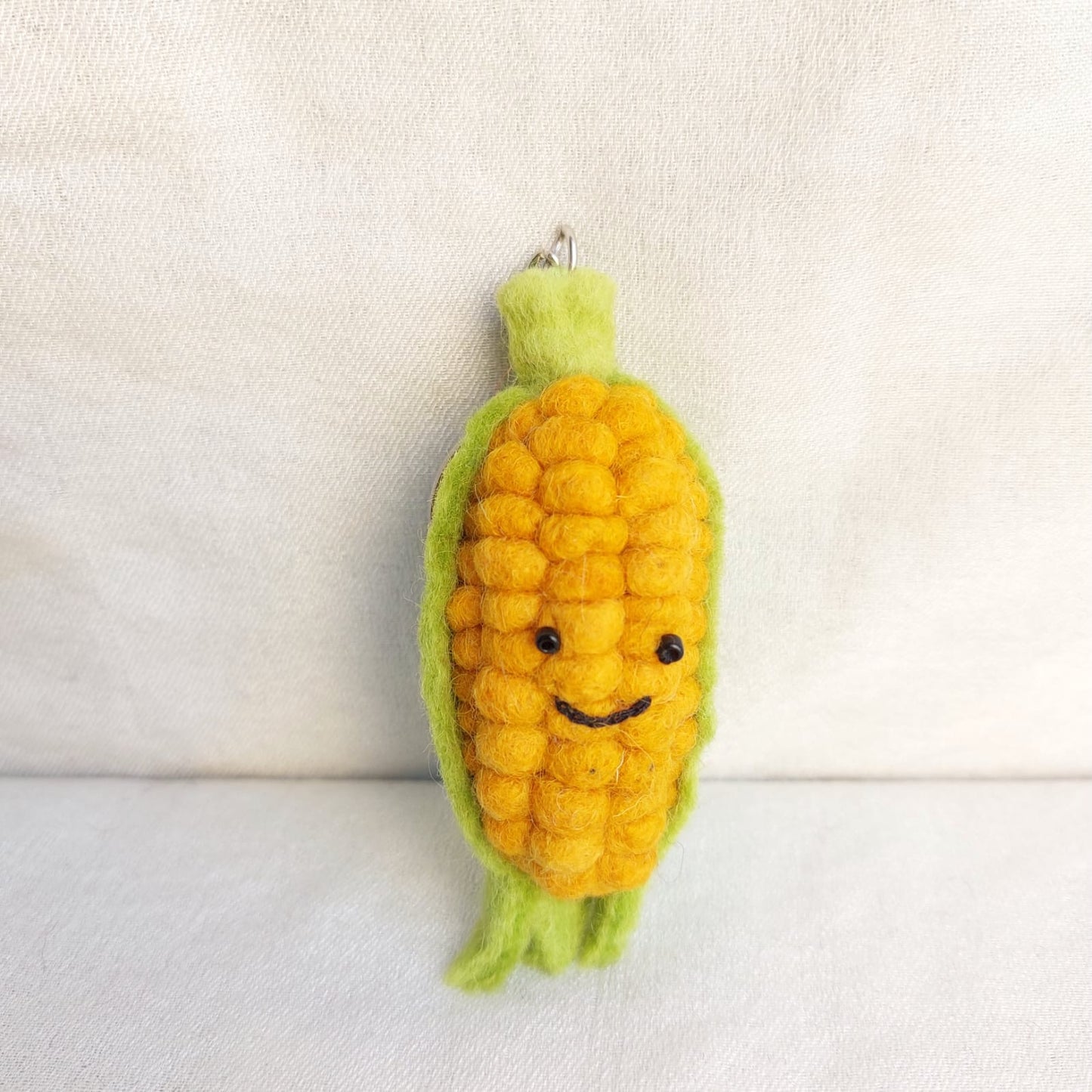 Felt Keychain - Smiley Veggies